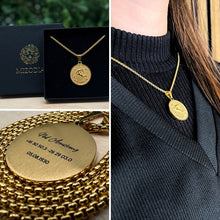 Load image into Gallery viewer, Zodiac Necklace with Personalized Engraving