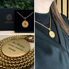 Load image into Gallery viewer, Zodiac Necklace with Personalized Engraving