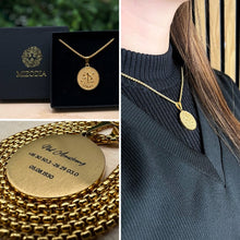 Load image into Gallery viewer, Zodiac Necklace with Personalized Engraving