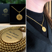 Load image into Gallery viewer, Zodiac Necklace with Personalized Engraving