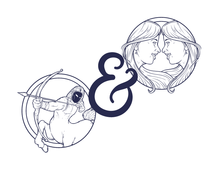 Sagittarius and Gemini