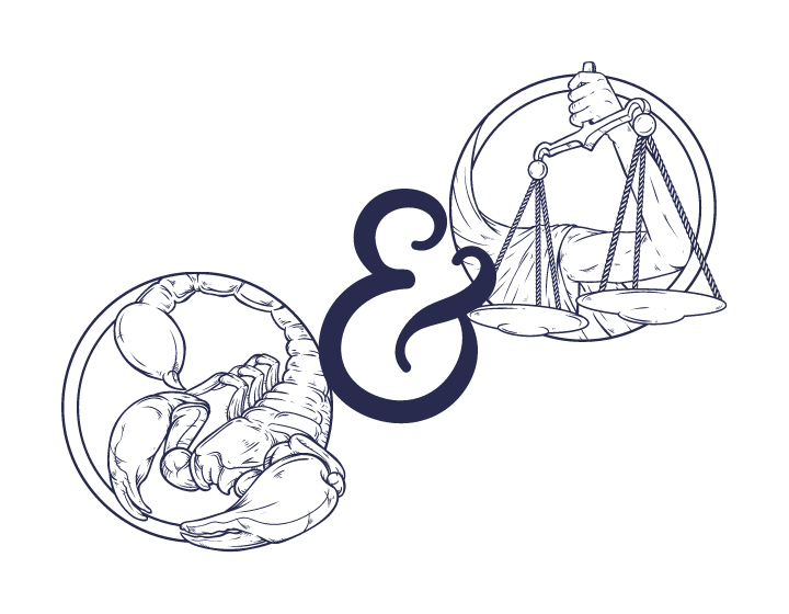 Scorpio and Libra