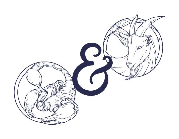 Scorpio and Capricorn