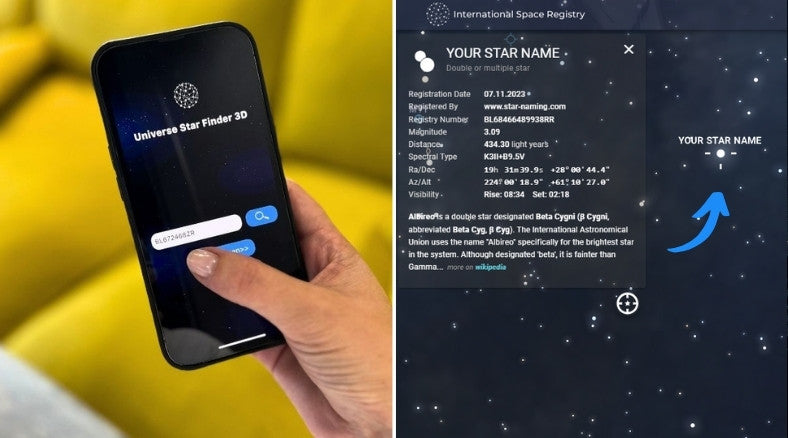 Buy and name a Star - Unique, personal and forever