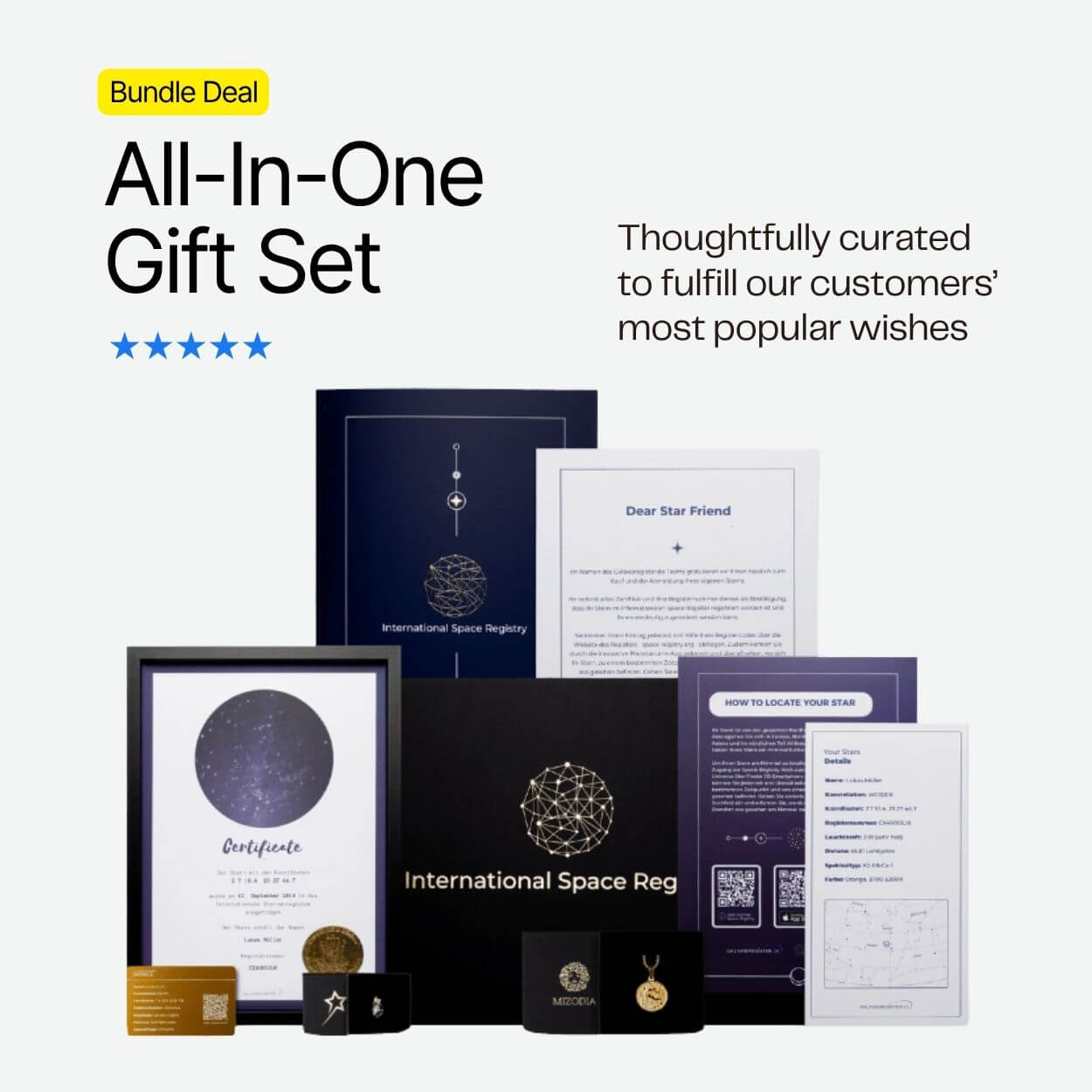 Star-Naming All In One Premium Gift Set