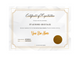 Star Naming Certificate Classic Golden